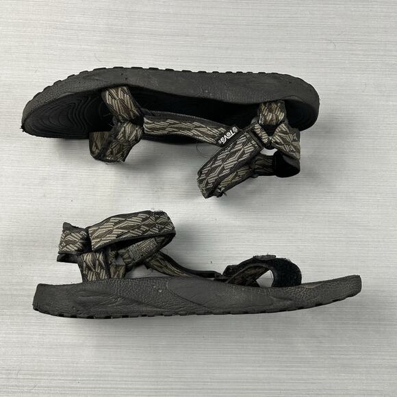 Teva Terra Fi 5 Men’s Size 12 Brown Strappy Outdoor Sandals Hiking Trail Shoes